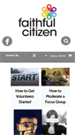 Mobile Screenshot of faithfulcitizen.net