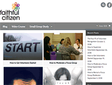 Tablet Screenshot of faithfulcitizen.net